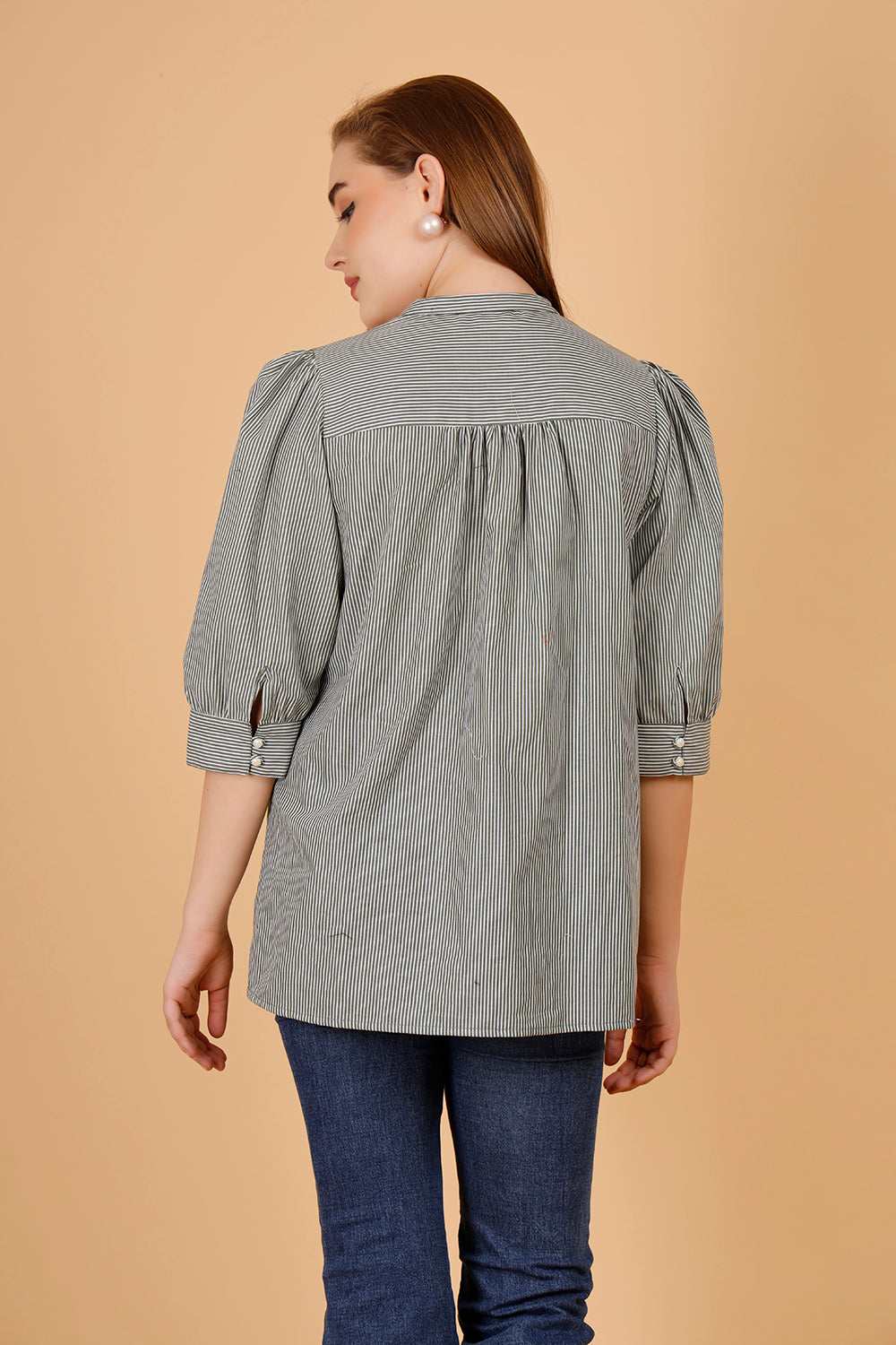 Belle Striped Cotton Shirt