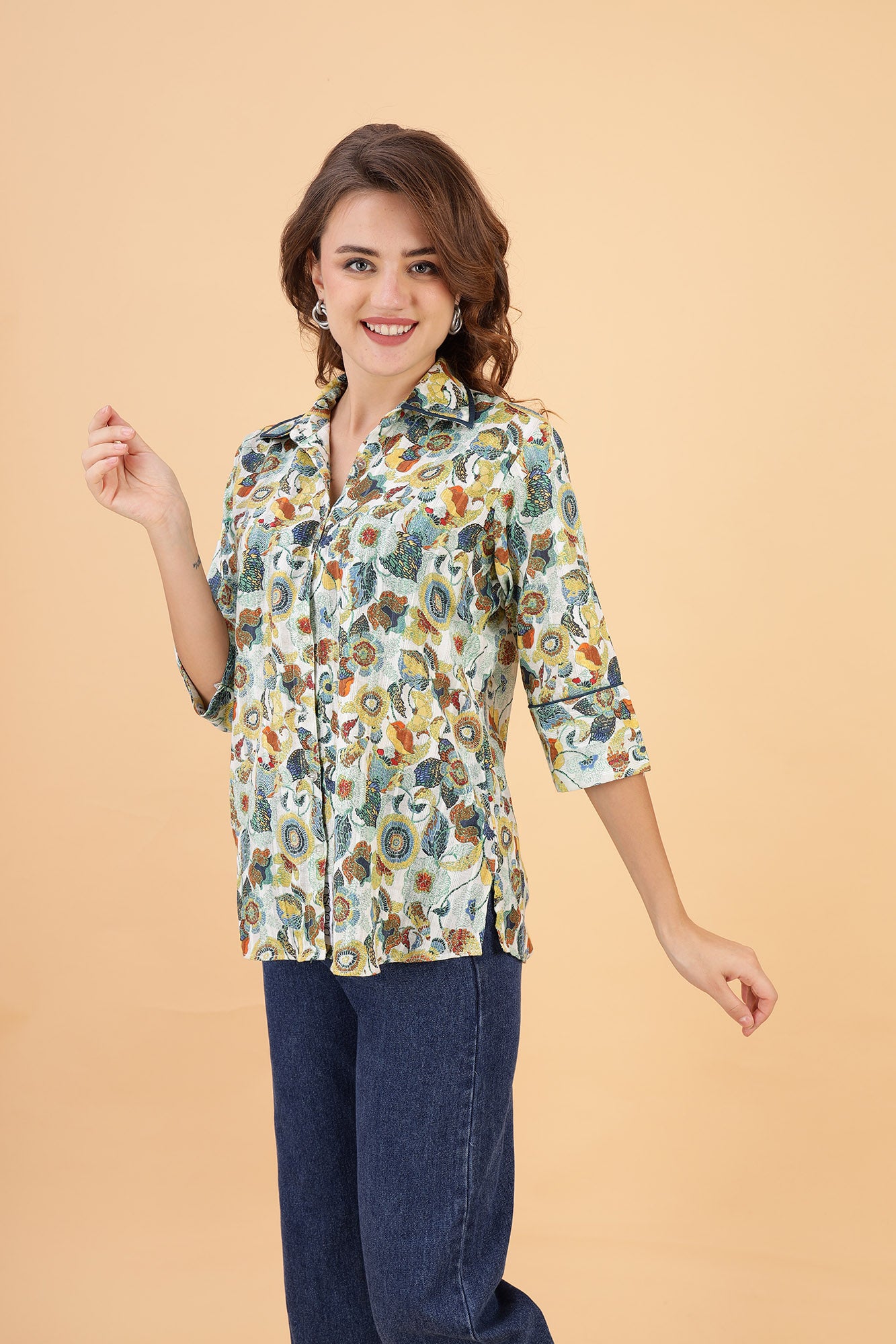 Meadow Bloom Linen Shirt