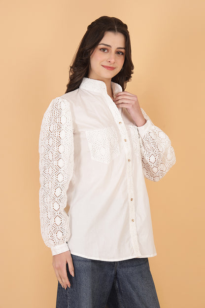 Alice White Cotton Shirt