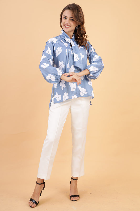 Trendy satin tops for women 2025