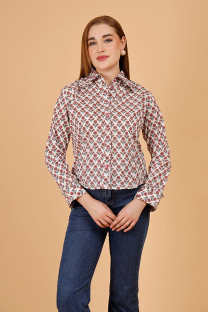 Broadway Flora Cotton Shirt