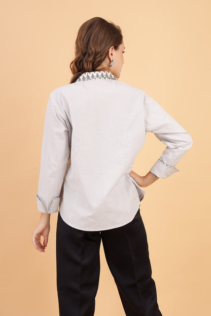 hand block print shirts for office wear