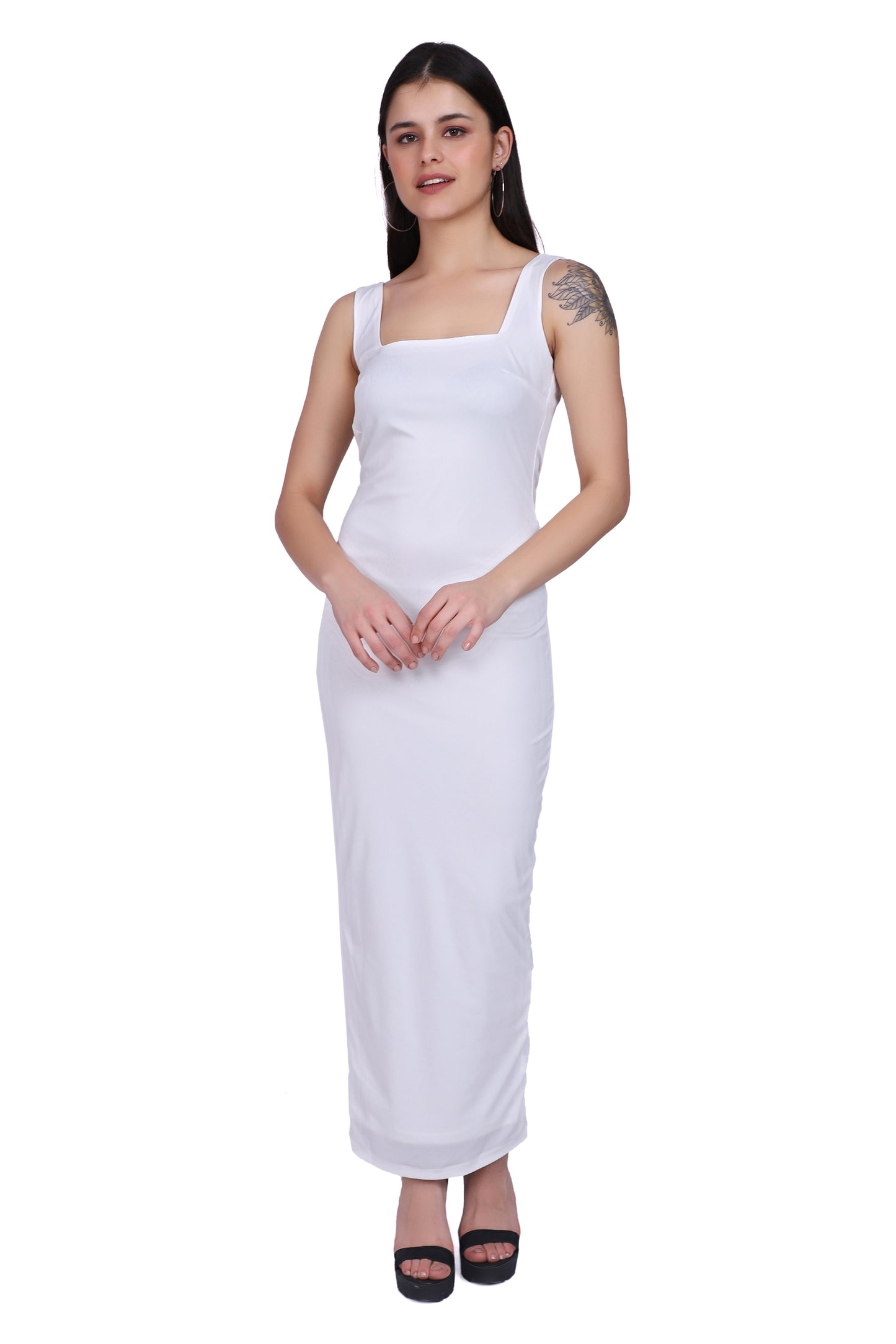 White Cabo Maxi Bodycon Dress