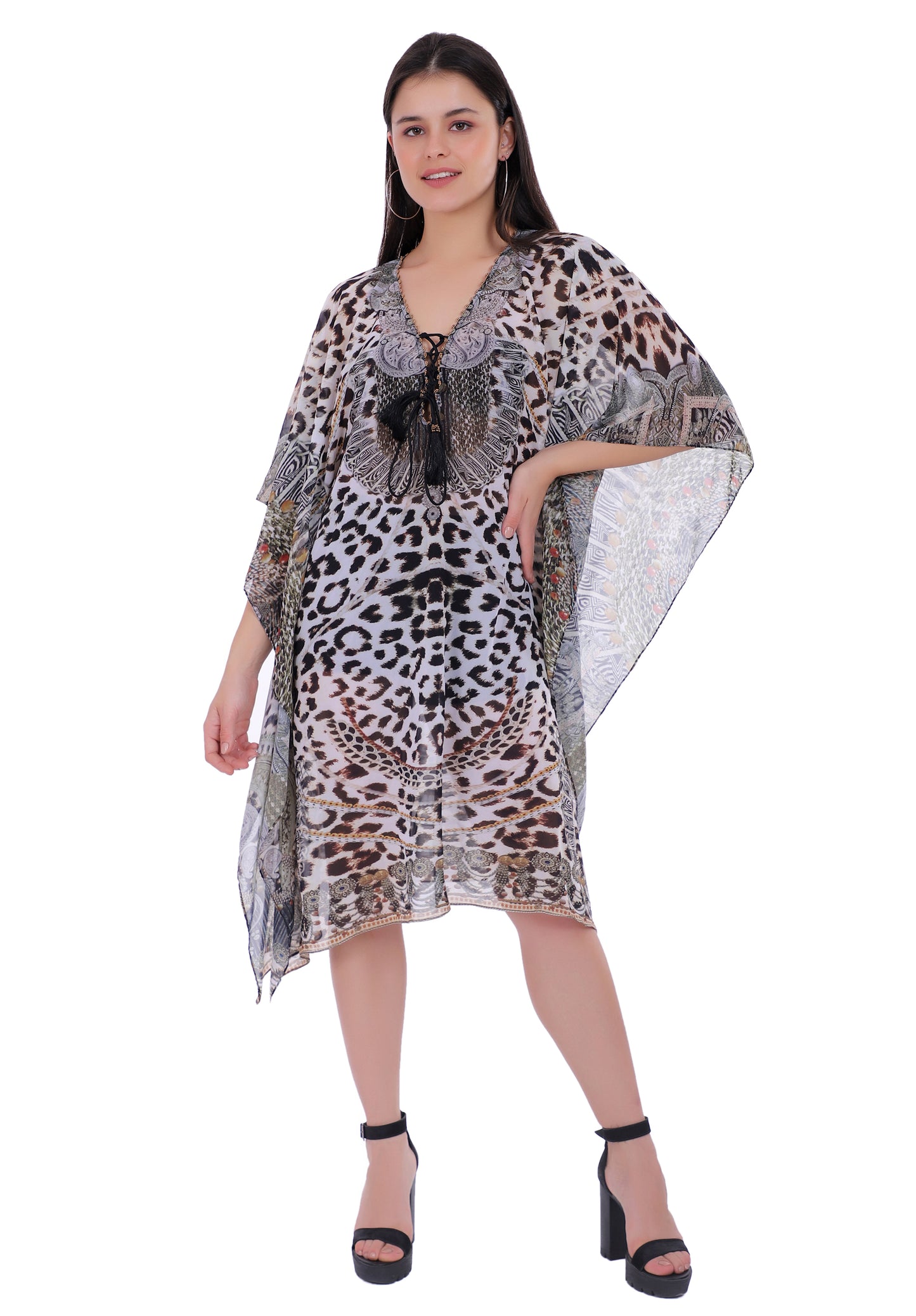Zambia  Knee Length Kaftan
