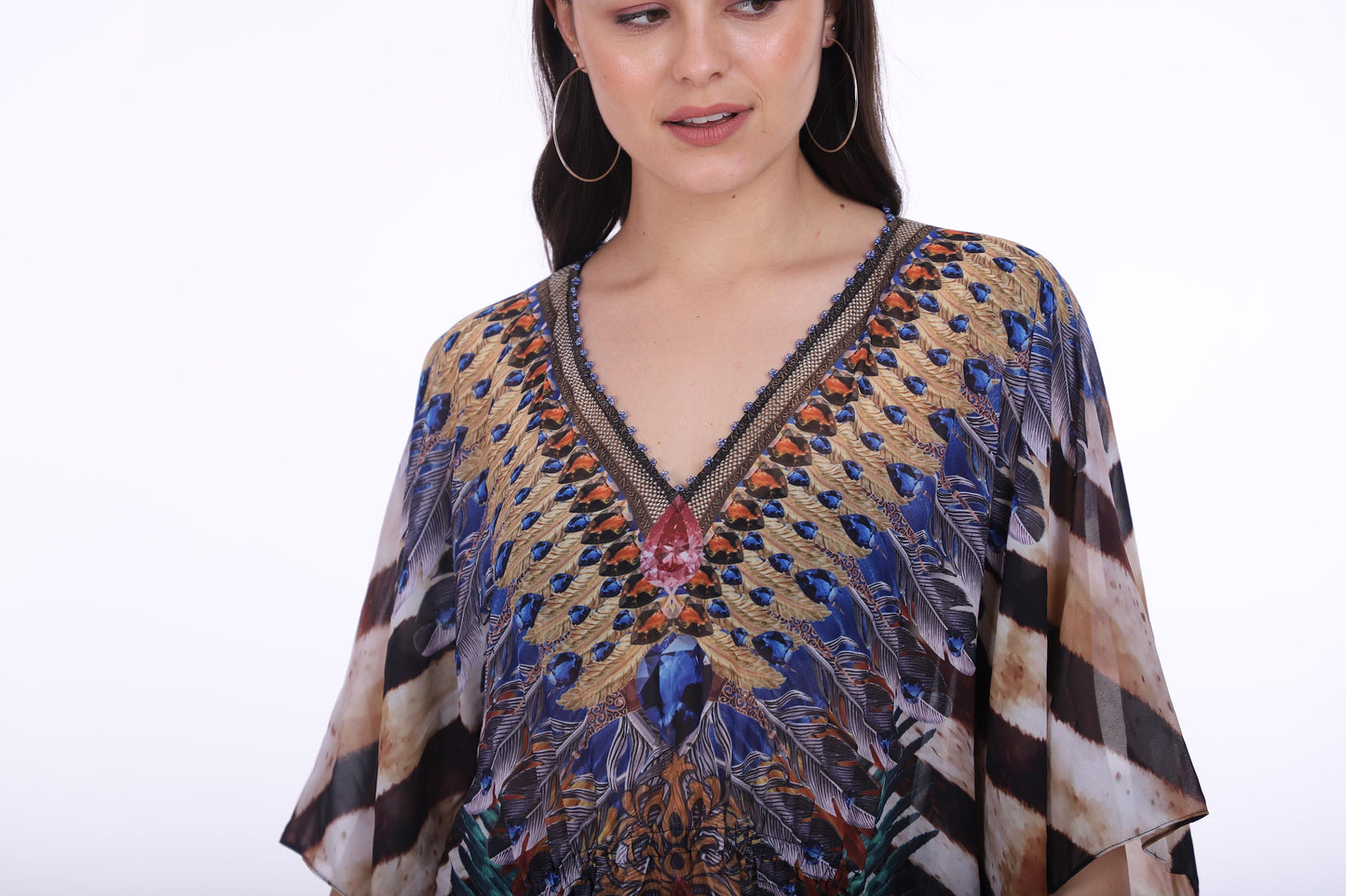 Masai Eden Animal Print  Kaftan