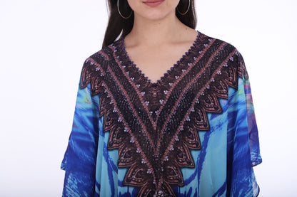 Amore Blue Kaftan