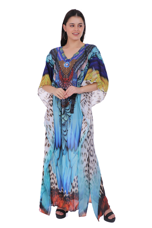 Scarlet Macaw Kaftan
