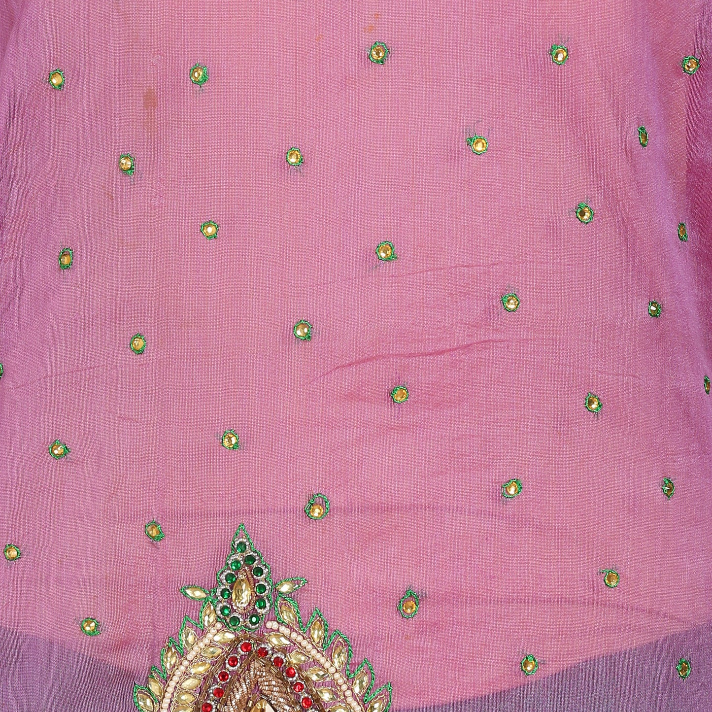 Rasagya Chanderi Cotton Kurti in Light Orchid-Lilac